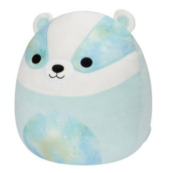 NWT Squishmallows 16" Banks the Blue Badger Plush Toy - Picture 1 of 3